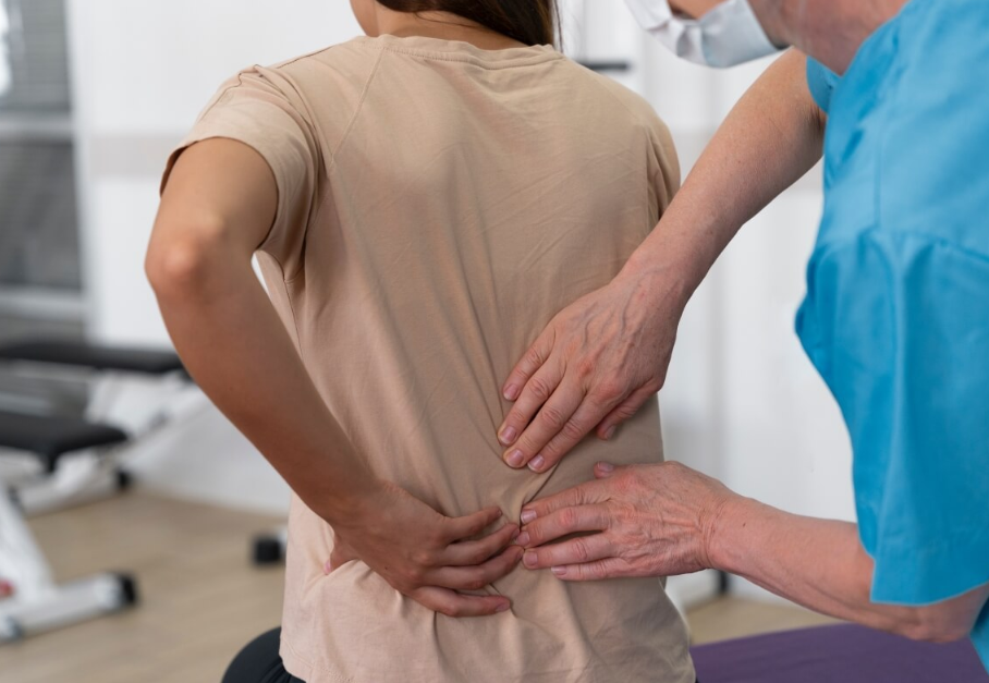 Lower back pain physio